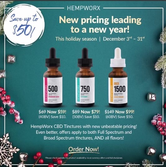 December CBD Tincture Sale!