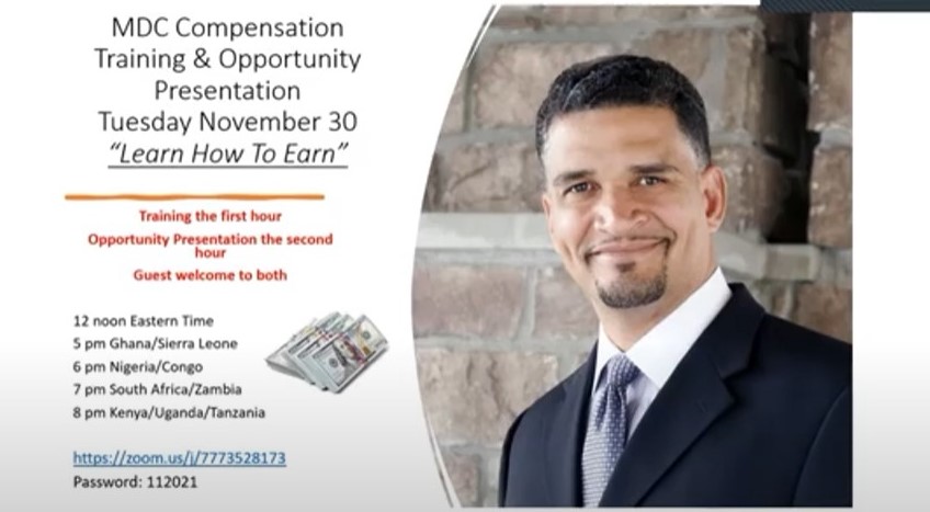 MDC Compensation Plan Training, Part 2, by Chris Bailey