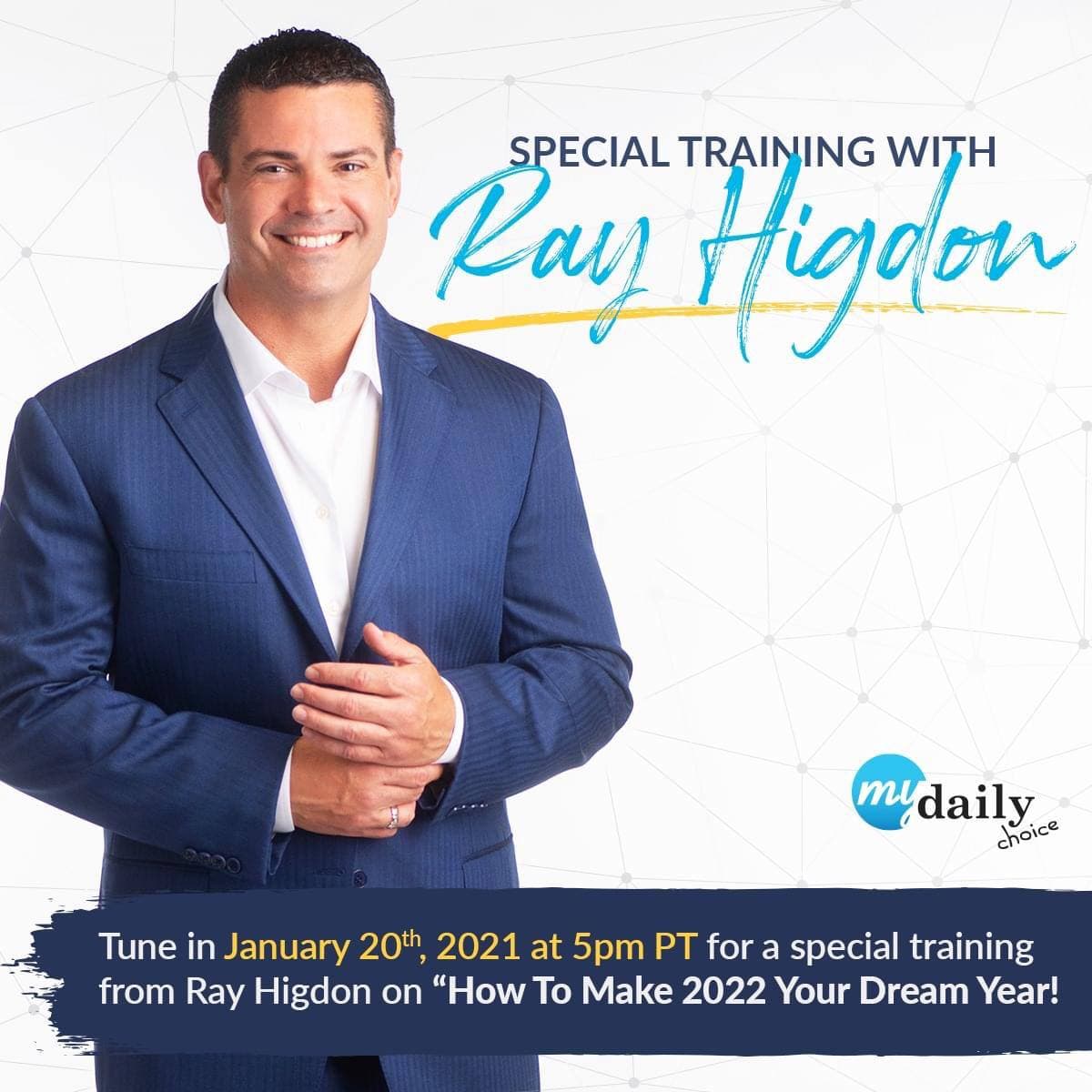 Special Training with Ray Higdon, January 20th, 2022, Register Now!