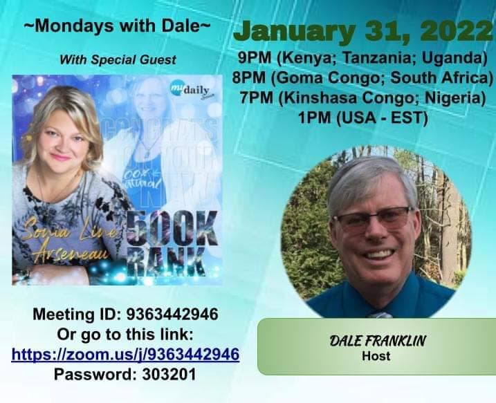 Save the Date: Monday with Dale, with Special Guest Sonia Line Arseneau