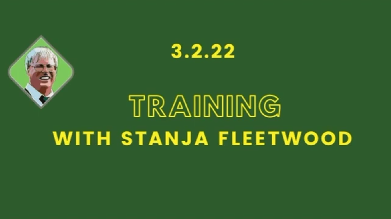 Training with Stanja Fleetwook 3.2.22