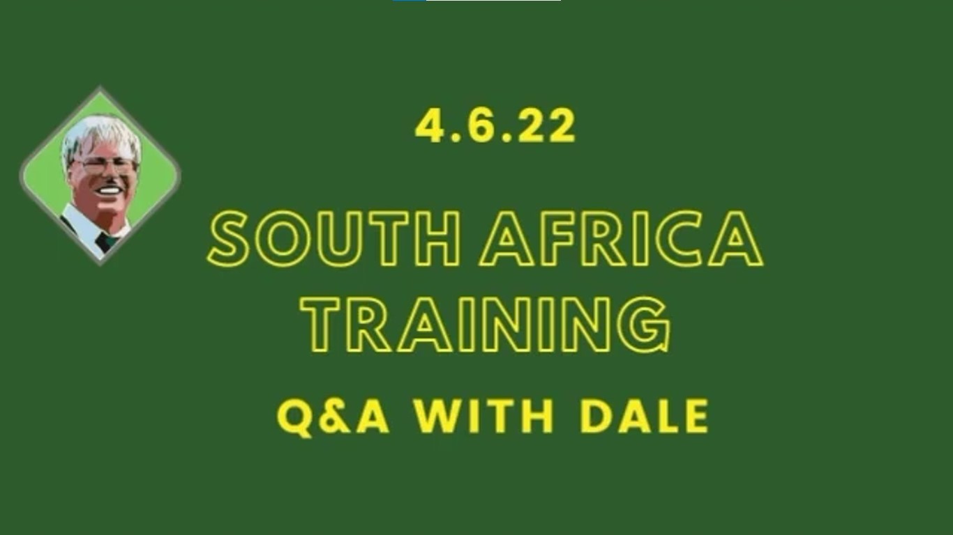 South Africa Training: Q & A with Dale