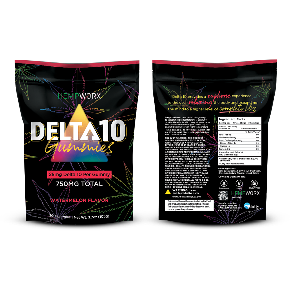 Hempworx Delta 10 Gummies