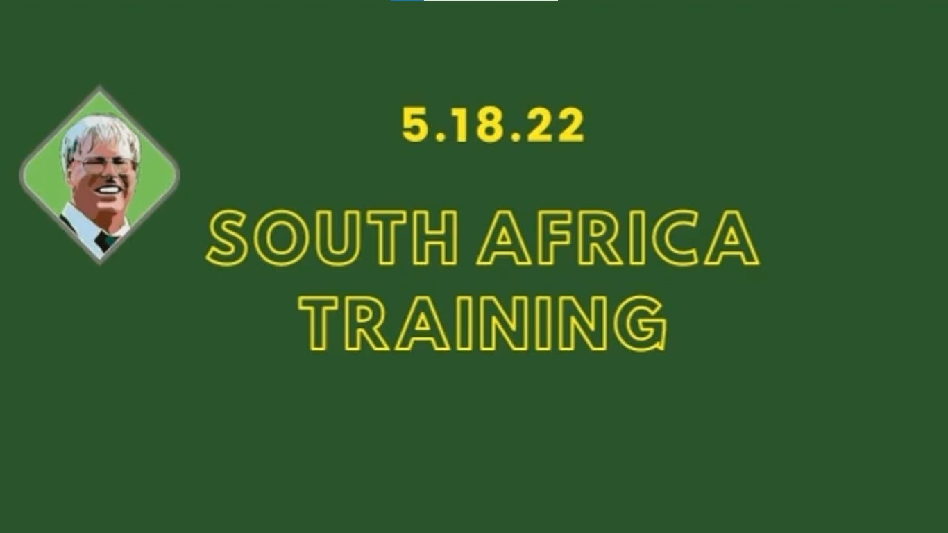 South Africa Training, 5.18.22