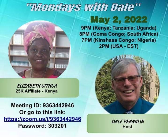 Mondays with Dale: Special Guest Elizabeth Githua