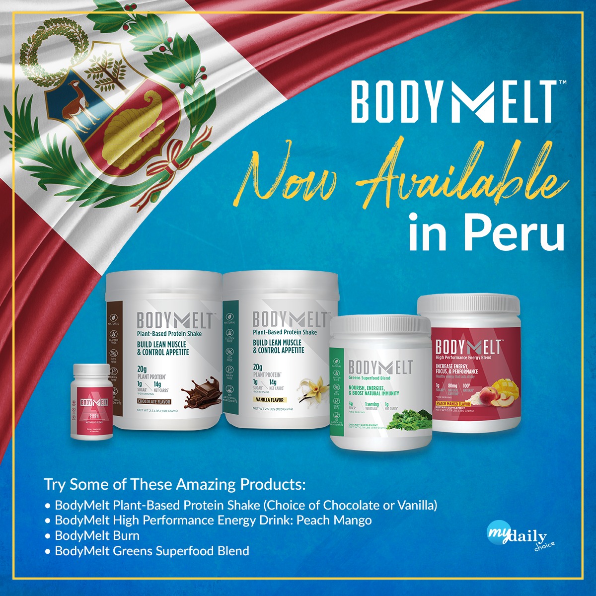 BodyMelt is Now Available in Peru!