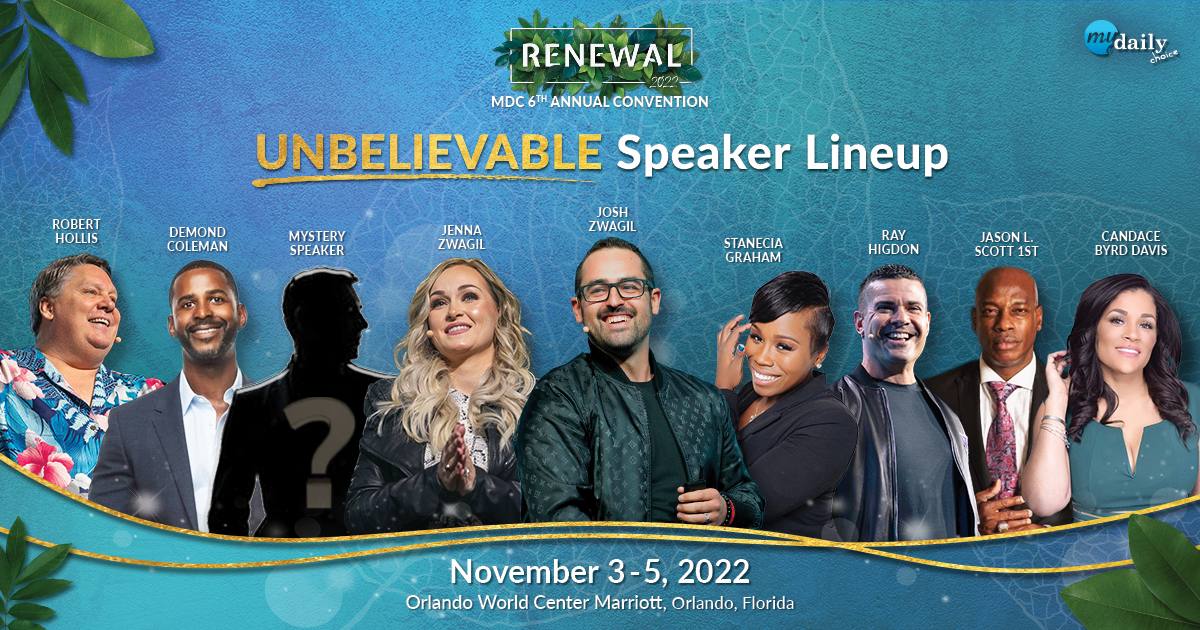 Renewal Convention Speaker Lineup Released!