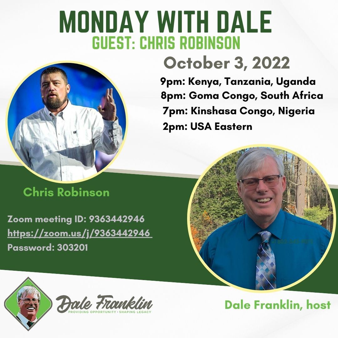 Monday with Dale & Special Guest Chris Robinson, 10.3.22