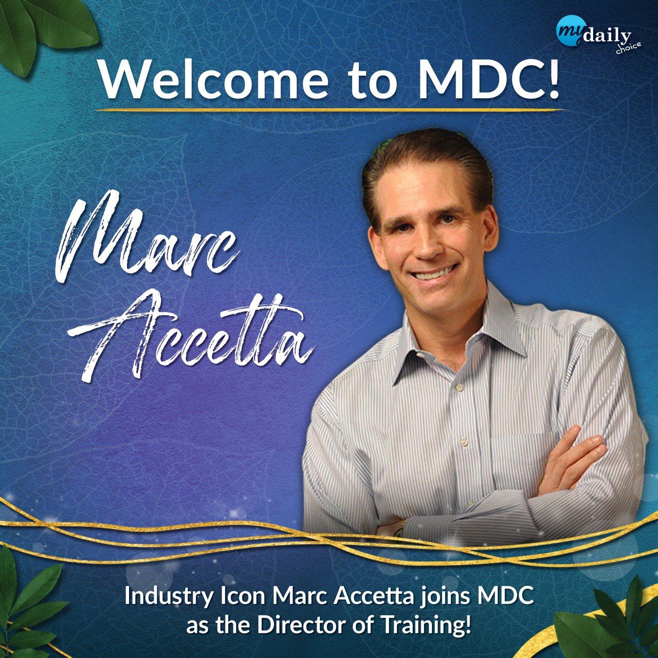 MDC Introduces New Director of Training: Marc Accetta