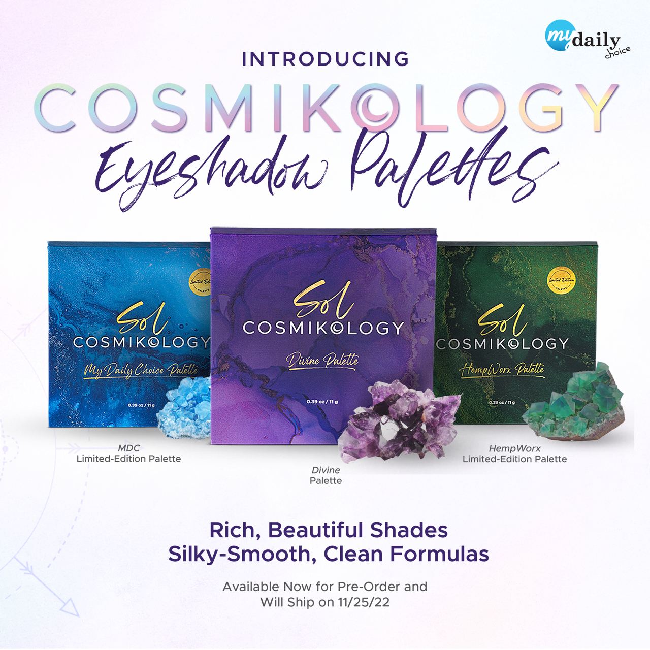 New Product! Cosmikology Eyeshadow Palettes!