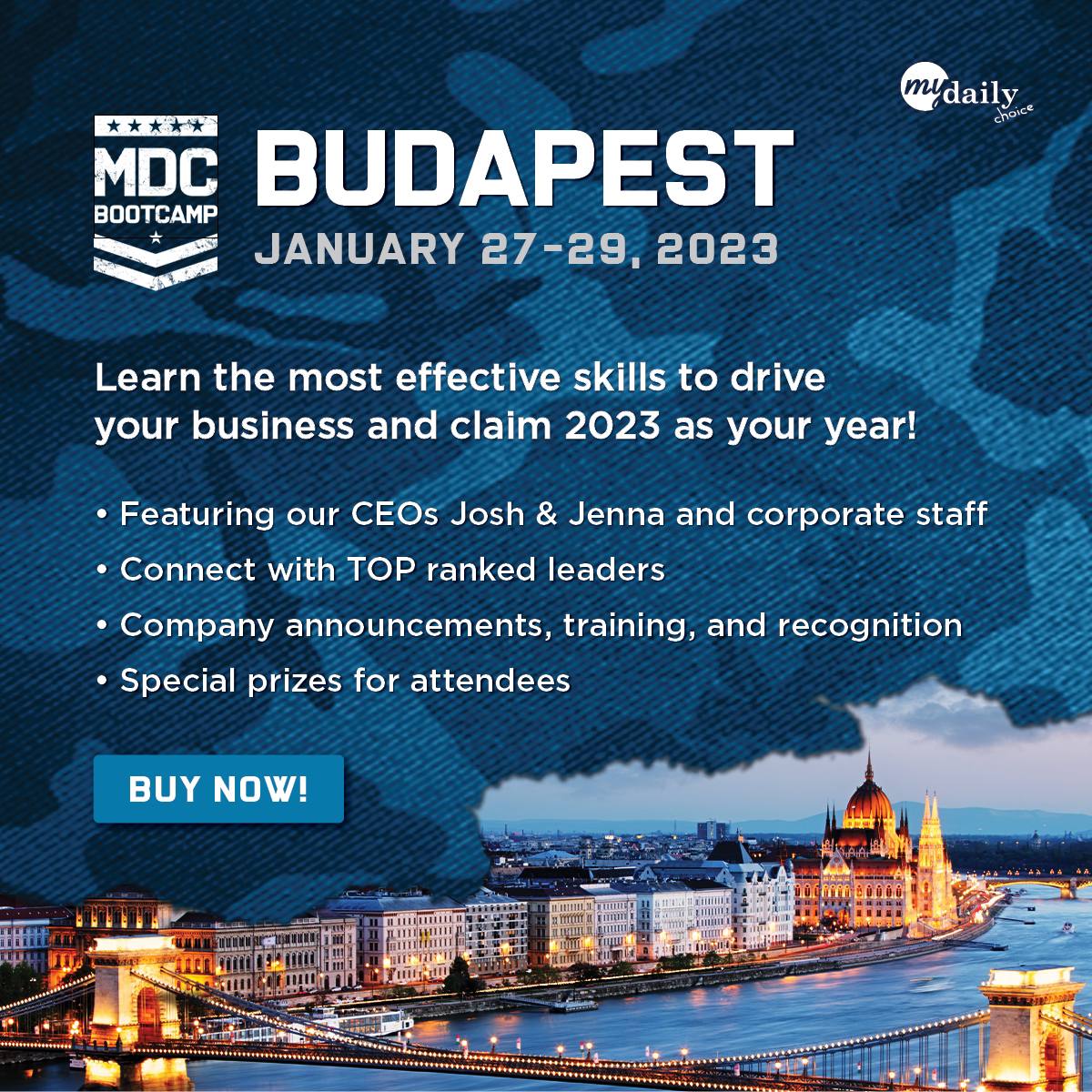 Last Chance to Attend MDC Bootcamp in Budapest! Grab Your Tickets Today!