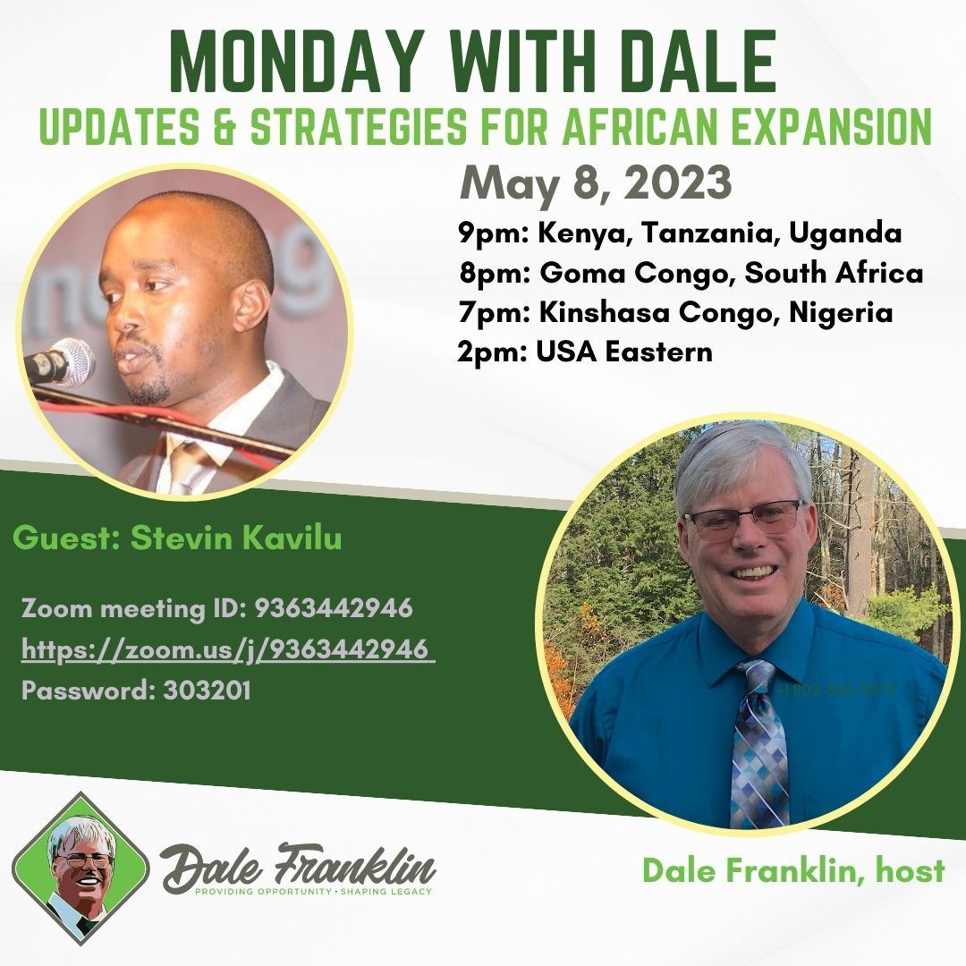 Replay: Monday with Dale: Updates & Strategies for African Expansion, 5.8.23