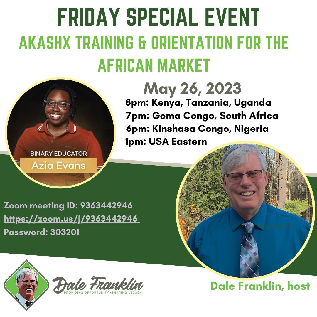 Replay: Friday Special Event! Akashx Training & Orientation for the African Market, 5.26.23