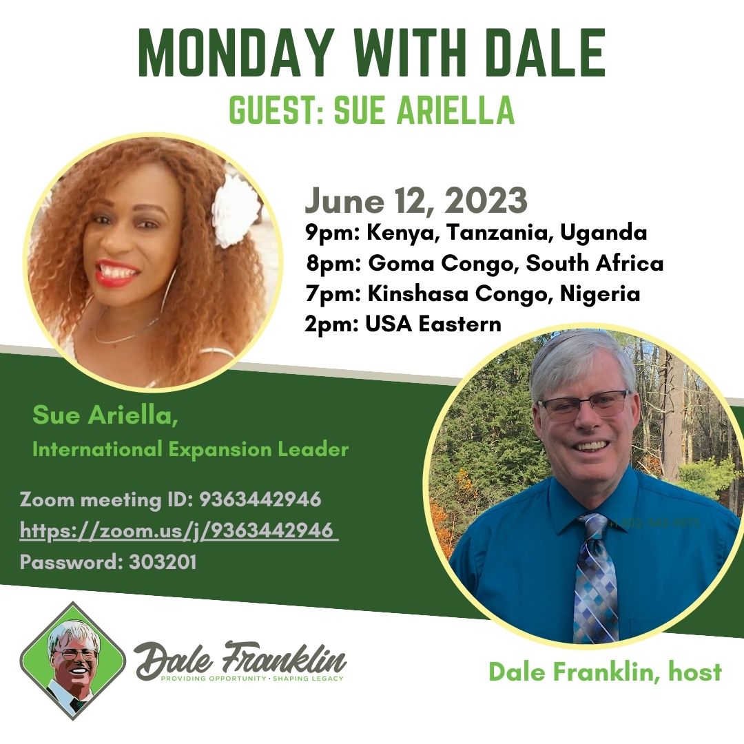 Replay: Monday with Dale, Guest Sue Ariella, 6.12.23